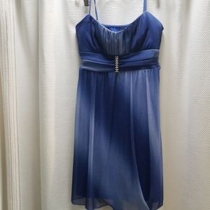 Sparkly Blue Med Dress